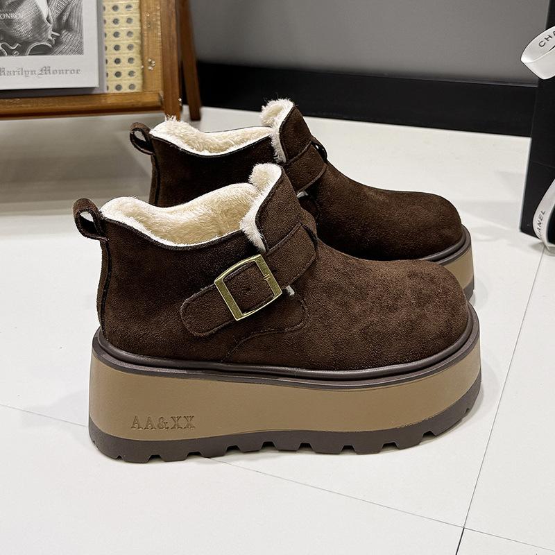Women s thick-soled winter a footstool lightweight warm anti-cold padded snow boots non-slip wear casual sneakers Martin cotton boots 35 3440₽