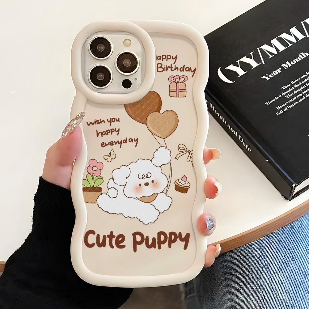 Mobile Phone Cases for iPhone 11 13 XR 15 Pro Max 12 14 Pro Max Case iPhone 16 7 Plus 8 Plus XS Max 15 Plus Macaron Cartoon Cute Anti-fall Waterproof