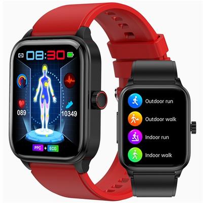 Chytré hodinky SACOSDING Hygieia-003s Pro-B Health HD Bluetooth Volání ECG+PPG Teploměr Krevní tlak Monitor srdečního tepu Chytré hodinky