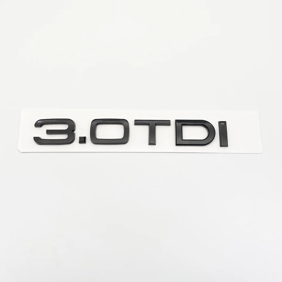 ABS 3D Letters 2.0TDI 2.5TDI 3.0TDI 35TDI 40TDI 45TDI 50TDI Emblem for Audi A1 A3 A4 A5 A6 A7 A8 Q2 Q3 Q5 Q7 Car Trunk Sticker