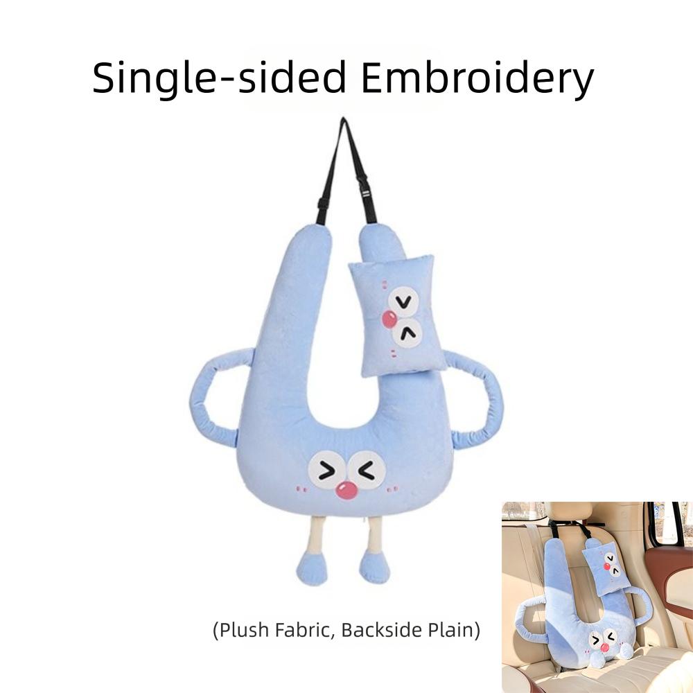 Cartoon Car Seat Cushion Comfortable Seat Belt Cover Kids Car Pillow  Relieve Seat Belt Pressure