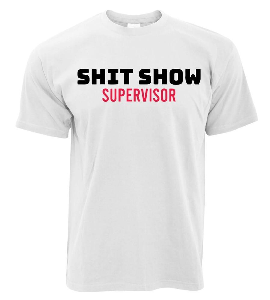 Футболка  Супервайзер шоу с дерьмом  | 90-е | 80-е | Смешная | Эстетика | Унисекс Футболка L