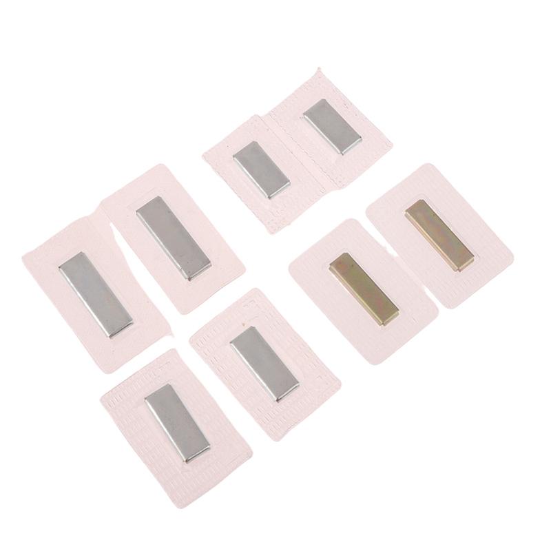 5 Çift Pvc Görünmez Gizli Metal Güçlü Mıknatıslı Çıtçıt Düğme Görünmez Dikiş Mıknatıslı Mıknatıs Toka El Çantası Giyim İçin