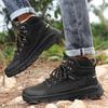 High-Top Outdoor Hiking and Mountaineering Shoes, Wear-resistant and Anti-Slip High-Top Boots, Men's Casual Hiking Shoes