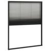 Vidaxl Pleated Window Mosquito Net, Aluminum, Anthracite, 80X100 Cm