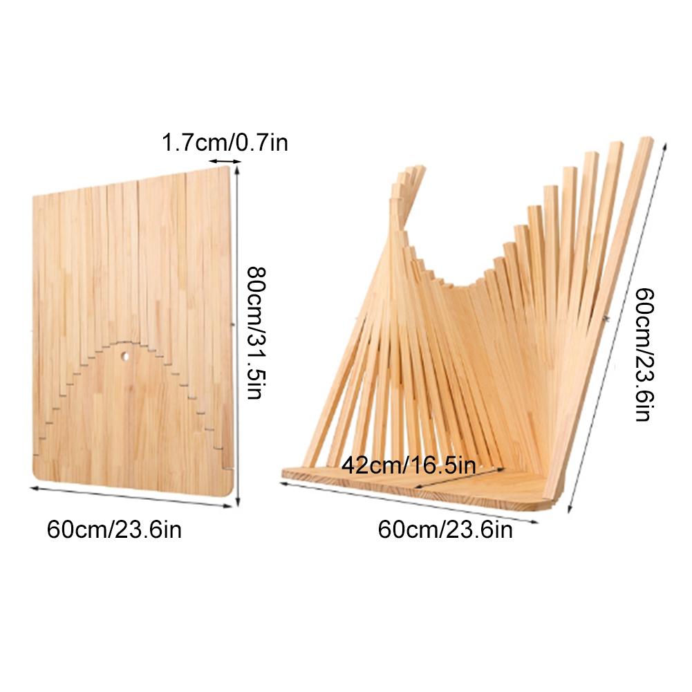 80cm*60cm Folding Desk Wall Mounted Wall Table Creative Hanging Wall Table Solid Wood Computer Folding Table Home Decoration