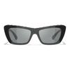 Chanel Original Design Irregular Shape Sunglasses Women's Black CH5540