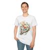 Gothic Koi Fish Bowl Bone Hand Watercolor Unisex Softstyle T-Shirt