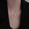 S925 Sterling Silver Beating Heart Necklace Women's Versatile Premium Smart Clavicle Chain
