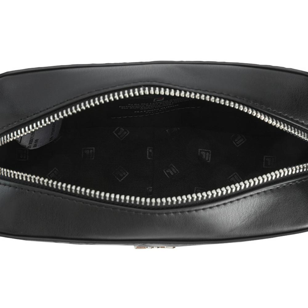 New FILA WHITE PU With Synthetic Leather Crossbody Bags Regular Women's Jet Black F13W543164FBK