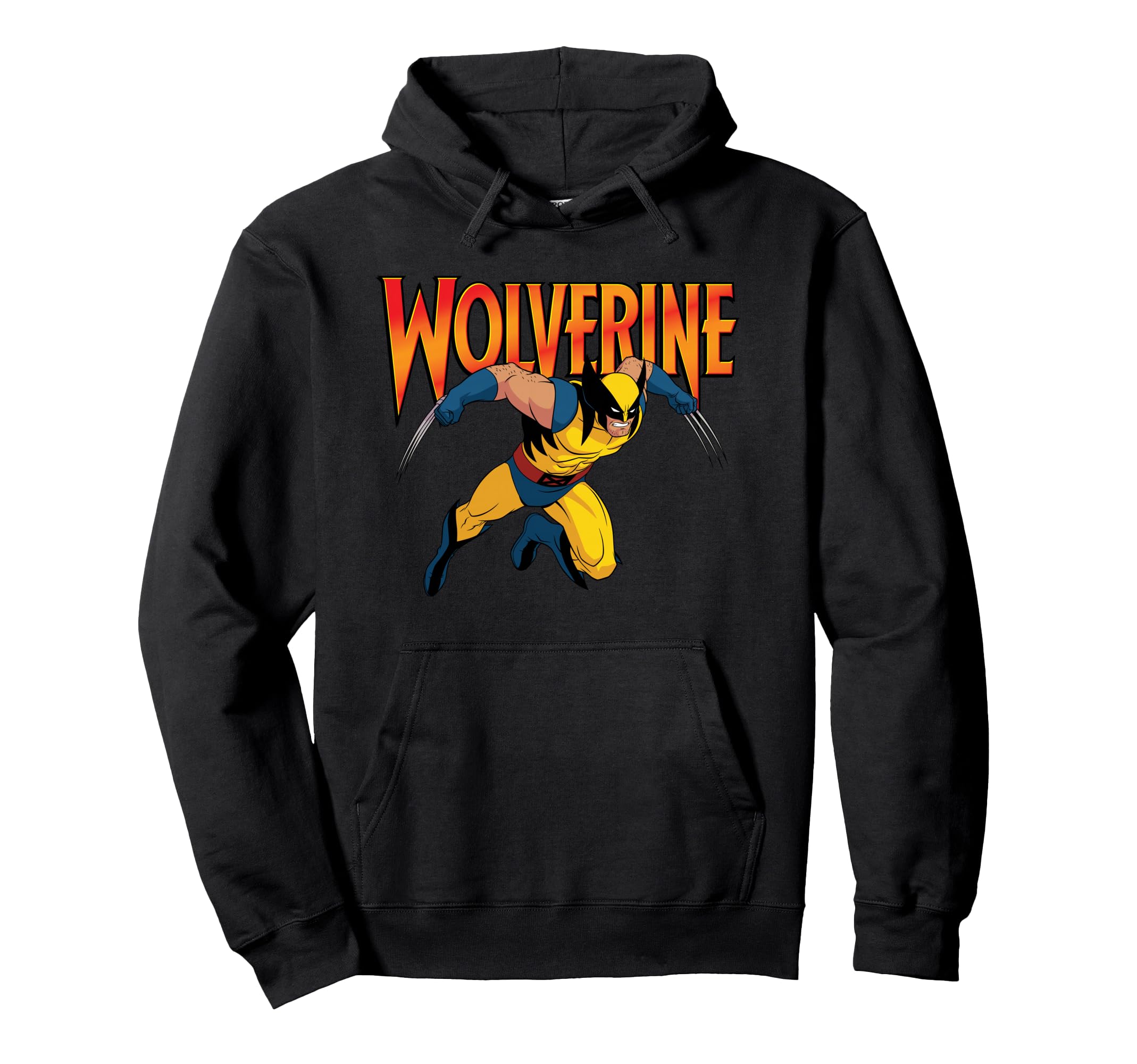 

Marvel X-Men 97 Animated Series Wolverine & Logo Double-Sided Hoodie