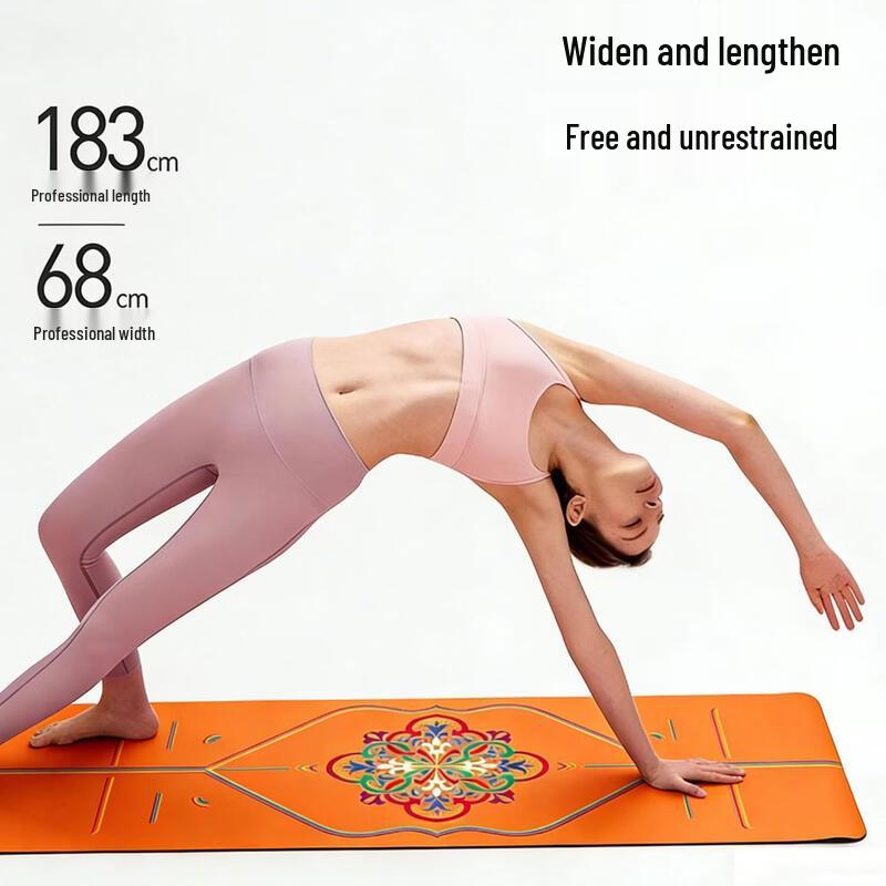 OEING Printed Extra-Thick Yoga and Fitness Mat