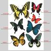 Motorrad bunte Automotive Schmetterling Auto Außendekore Kratzaufkleber Auto Aufkleber Aufkleber