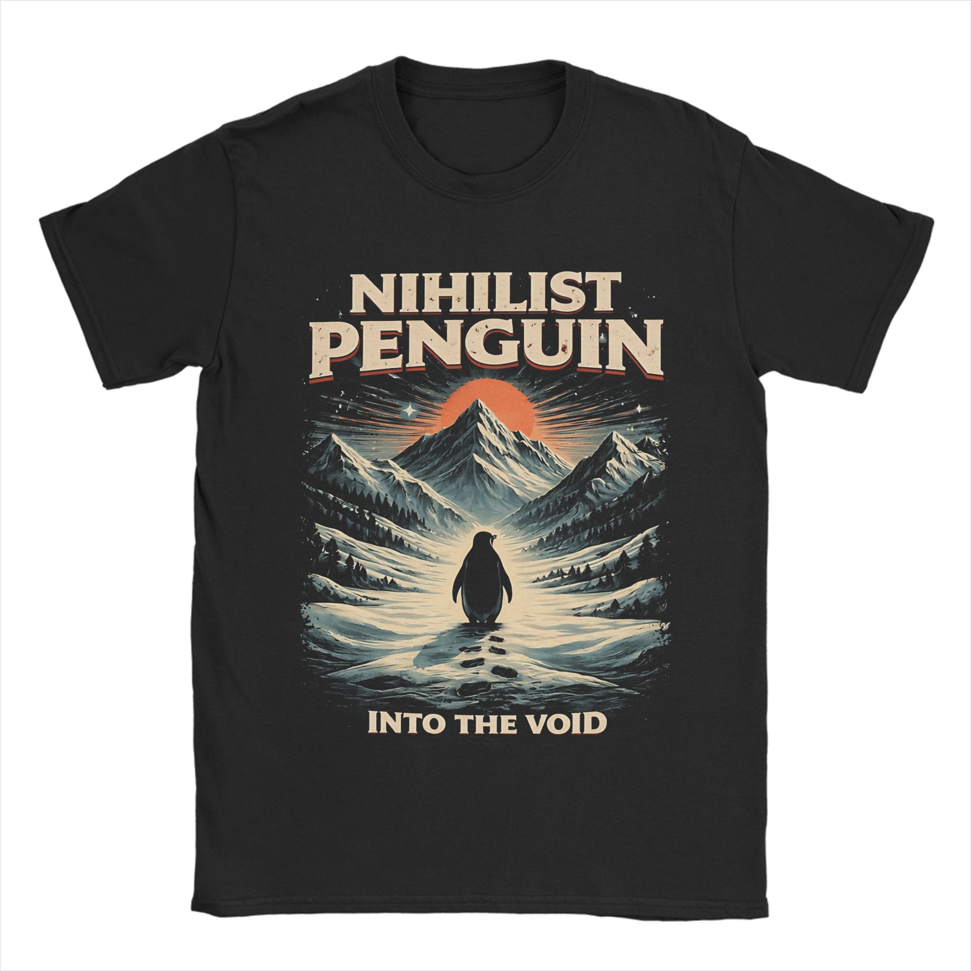 

Nihilist Penguin T Shirt Summer Hip Hop T Shirts Unisex Cotton O Neck Oversize Top Tees Short Sleeve Classic Tops 4XL