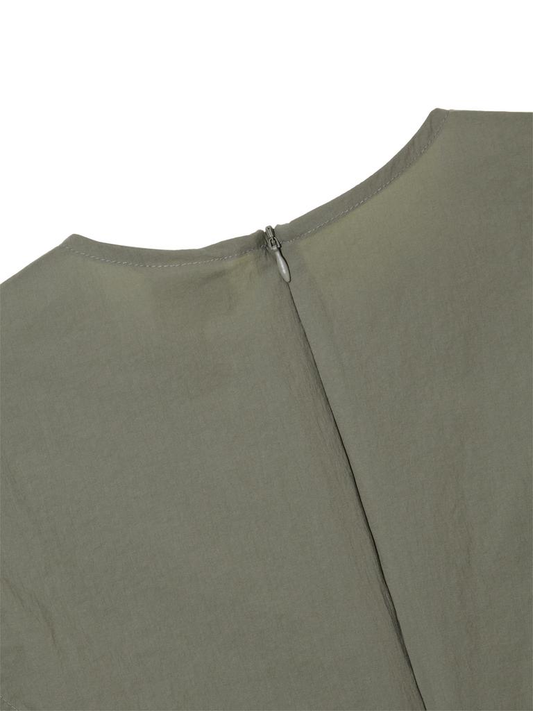 EIDER Tour Women'S Woven Short Sleeve Dress_Light Khaki