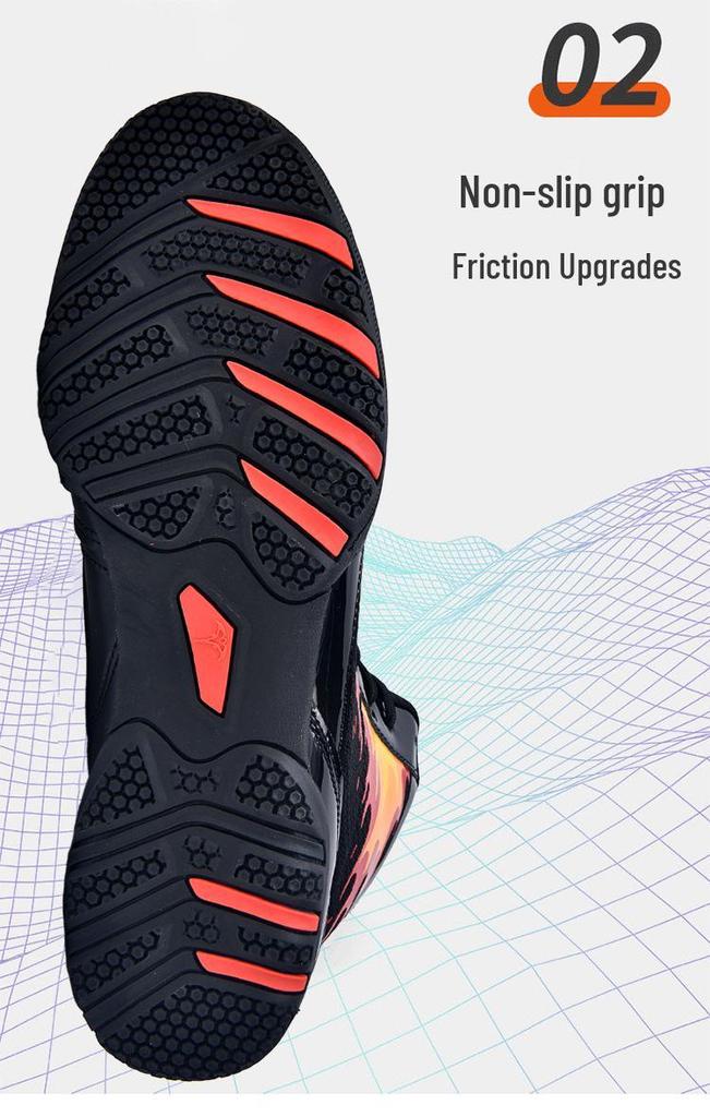 Men's Non-Slip Wear-Resistant Martial Arts Shoes for Boxing, Taekwondo, Muay Thai, and Sanda