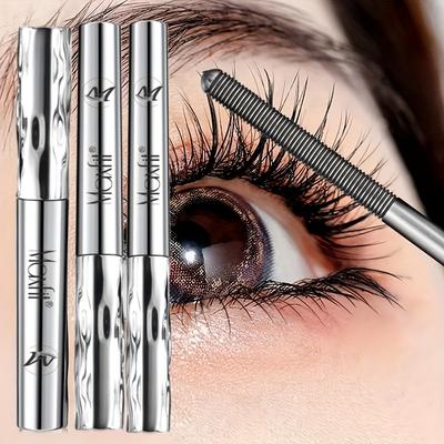 1pc Waterproof Eyelash Mascara | 24-Hour Volumizing and Lengthening Formula, Plant-Based Squalane, Suitable for Sensitive Eyes, Black Tone