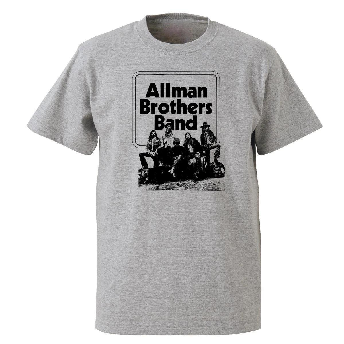 Vtg The Allman Brothers Band Heavy Cotton Sport grey All Size Unisex Shirt US108 S