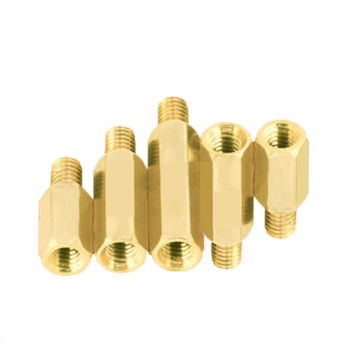 Hexagonal M3 Copper Pillar Motherboard Isolation Support Stud