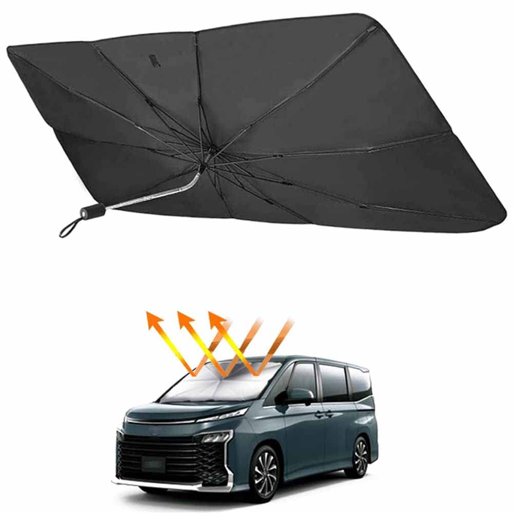 

Rifoda Windshield Sunshade Umbrella for Toyota 2022 New 90 Series Generation R90W January 2022 Rotating Foldable Windshield UV Custom Interior Easy