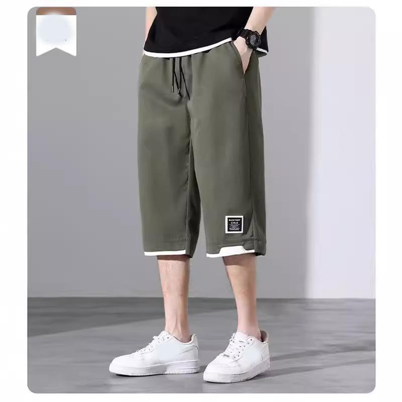 Plus Size 8XL Shorts Summer Trendy Loose Men's Sports Casual Pants Thin Breathable Pants