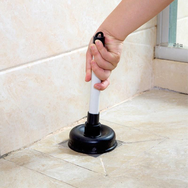 Leather Toilet Plunger Unclogging Tool with Suction Cup