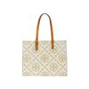 Tory Burch T Monogram Adjustable Shoulder Strap Double T Large Logo Color Block Embossed Leather Tote Bag Women Tote Olive 138919-300