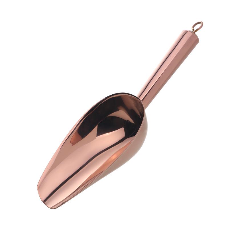 U-Shaped Stainless Steel Ice and Rice Scoop