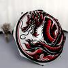 1pc Red Dragon Yin Yang Symbol Umbrella with Plastic Handle,Suitable for All Seasons Home Travel Outdoor UmbrellaDD1049