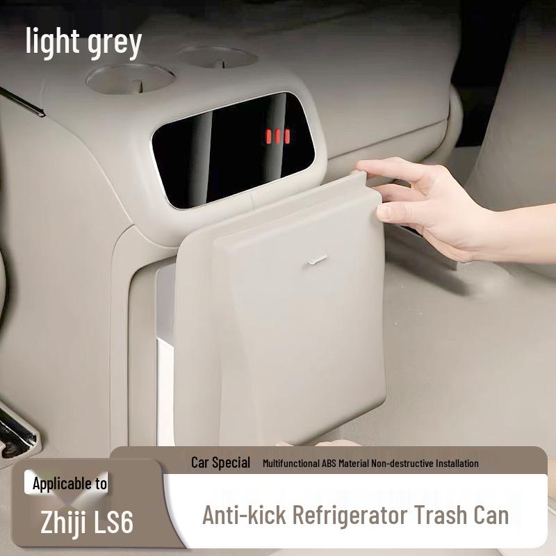 

Compatible with 26 ZEEKR LS6/LS9 Models: Rear Seat Anti-Kick Trash Can & Refrigerator Storage Box for Car Interiors