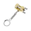 Aluminiumlegierung Mini Baitcasting Angelring Anhänger Schlüsselanhänger Dekoration