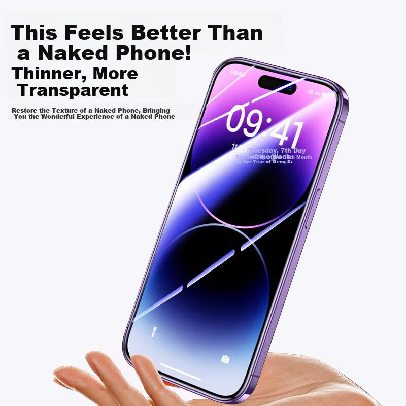 2 Pieces Replacement Guaranteed, Apple 13 Mini Tempered Glass Screen Protector, IPhone 13 Mini Phone Film Full-Screen Anti-Drop Glass Film