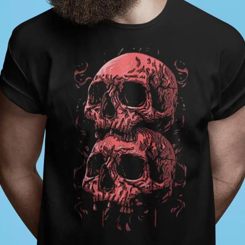 28 Skulls T Shirt Skeleton Goth Halloween Skull Sk