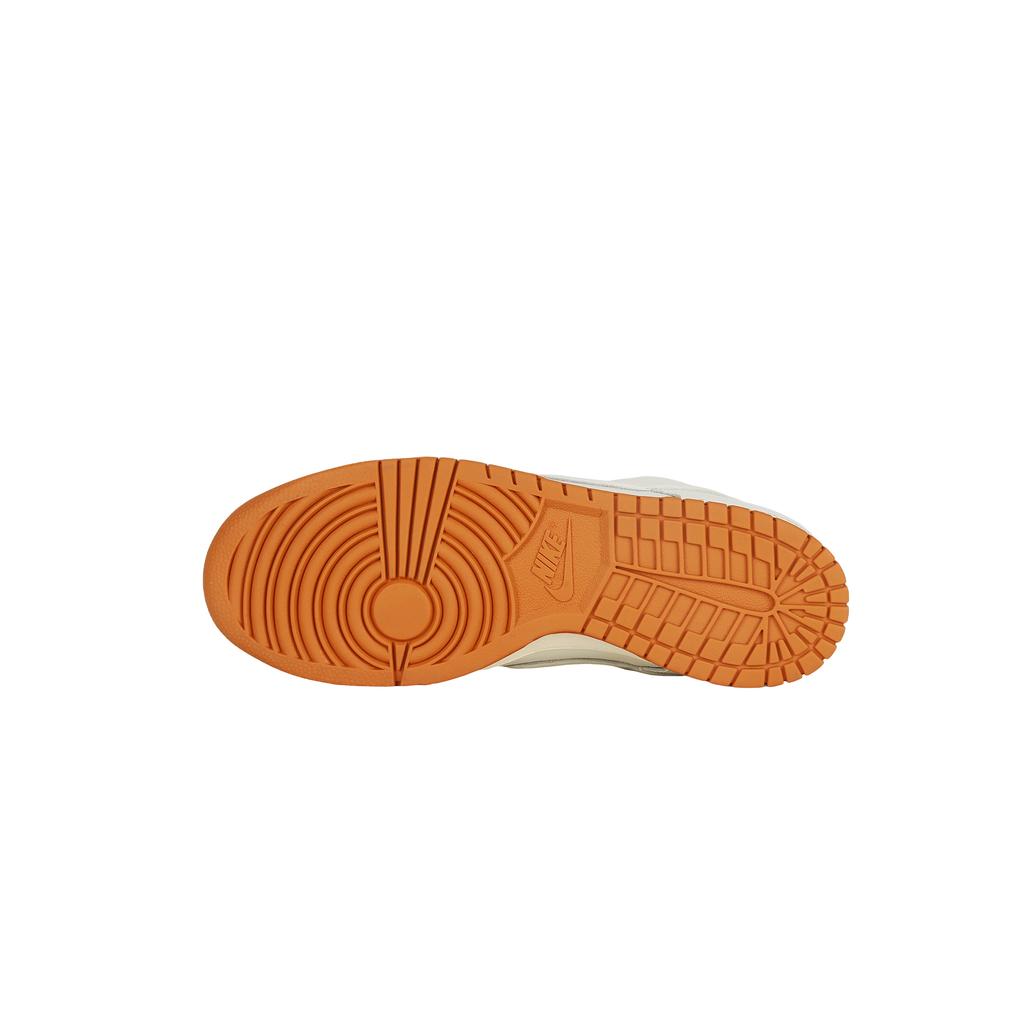 Nike Dunk Blank Space Leather Cushioning Coverage Slip Resistant Low Top Skateboard Shoes Men's Yellow White FQ6965-700(Team1877-)