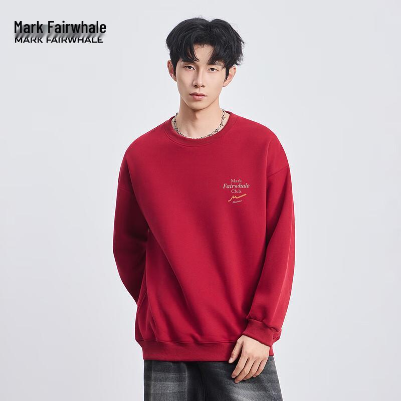 

Mark Fairwhale Men s Casual Round Neck Sweatshirt M