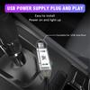 Car LED Ambient Light  Interior Acrylic Strips 110cm Full Colors RGB Car Interior Hidden USB App Remote Control Atmosphere Lamp