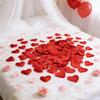Pétalos de Corazón Rojo Romántico 200 Piezas Confeti Reutilizable de Tela en Forma de Corazón de Amor Para Decoración de Ceremonia de Boda del Día de San Valentín