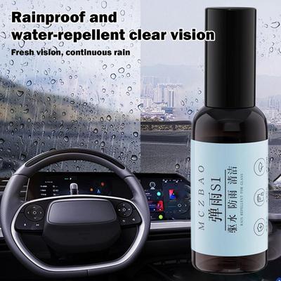 Car Anti-Fog Spray 50ml Car Windshield Coating Agent Portable Car Anti-Fog Agent For Auto SUV RV Motorcycle Glass Rearview