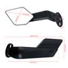 Universal Motorcycle Side Wing Mirrors For Kawasaki YAMAHA Aprilia Honda Suzuki Motorcycle Rotatable Adjustable Wind Wing Mirror