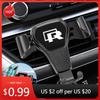For VW VOLKSWAGEN 2026 New Car Gravity Type Phone Holder Air Vent Clip Support Stand GPS For VW R GTI Polo Golf Passat Tiguan Ar