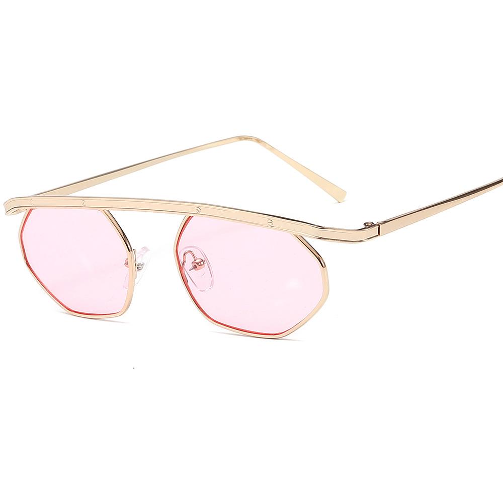 Polygon Shape Sun Glasses For Women Stylish Stylish UV Ray Blocking Sun Glasses Woman European American Style For Men Sunglass