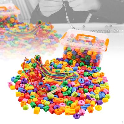 Lacing Beads Multicolor Preschool Toys Threading Toy for Ages 3 4 5 Year Old 80