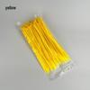 Multi-Color Nylon Zip Ties - 2x100 Pack, Small 2.4mm Wide In Blue, Red, Yellow, Green, Orange, Black, White & Pink