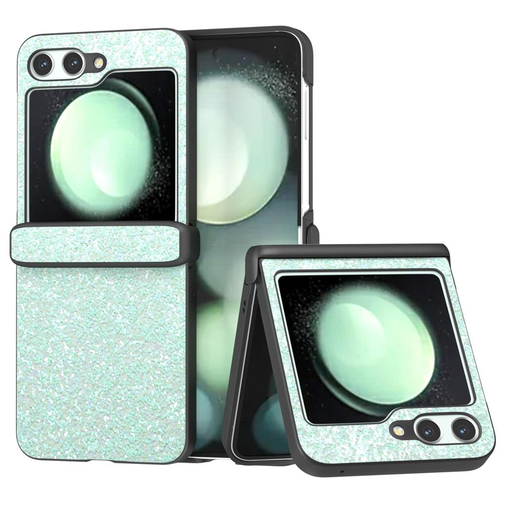 For Samsung Galaxy Z Flip7 FE 5G/Z Flip6 5G Easy Folding Wholesale Phone Case PC+PU Leather Phone Shell