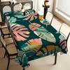 1pc Tablecloth Tropical Plant Print Tablecloth, Suitable For: Restaurant, Daily Use, Polyester, Printed
