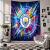 Arazzo da parete Manchester City Decorazione per la casa Tessuto da appendere a parete per camera da letto Soggiorno Sfondo