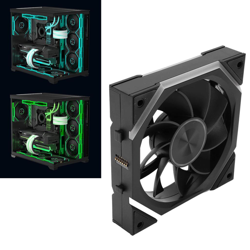 Computer Case Fan 120mm 800 To 1800RPM ARGB LED Light 4 Pin PWM CPU Cooler Fan for PC Cooling