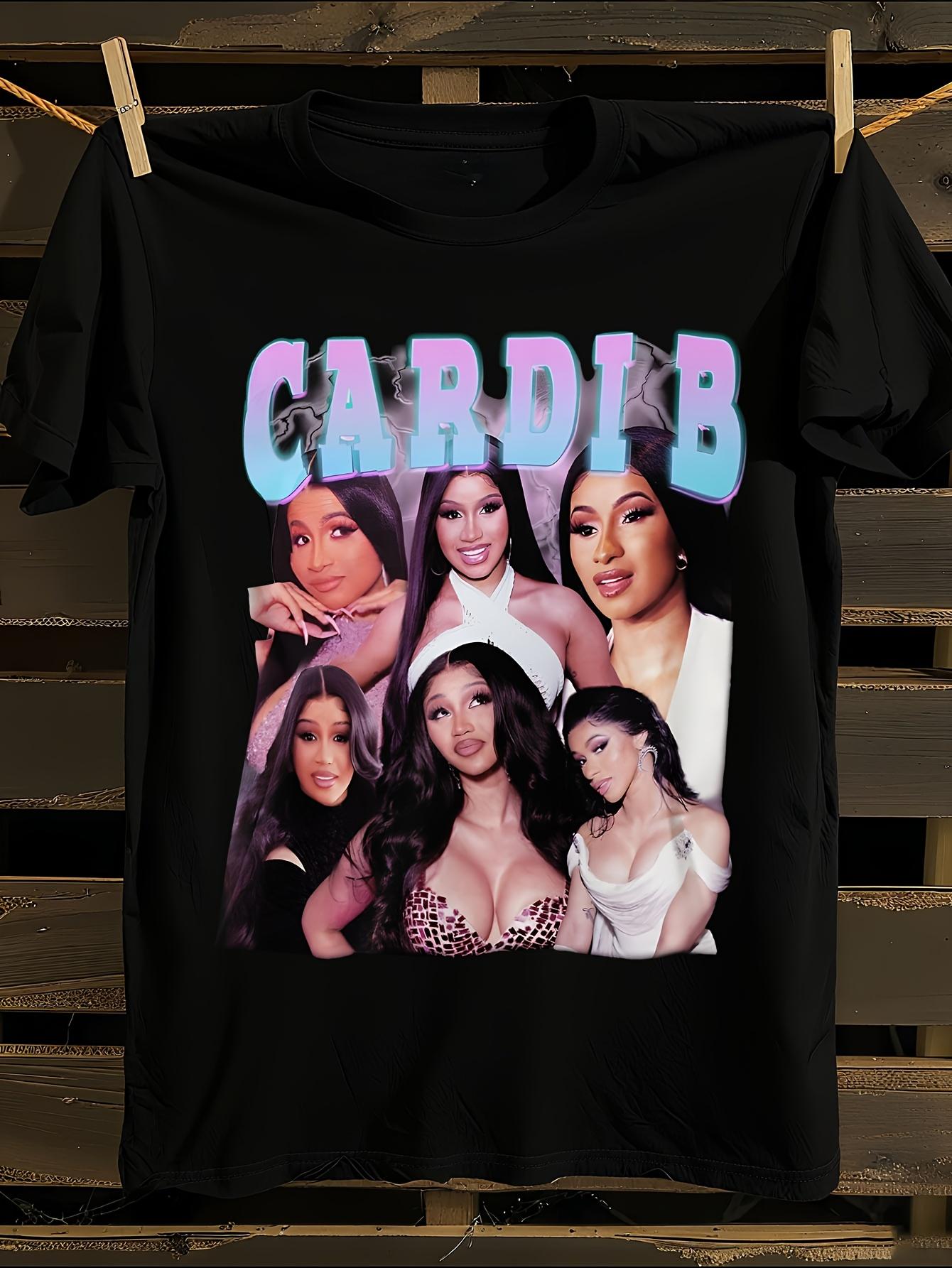 Ретро-футболка Cardi B XXXL