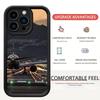 Safe Landing Black Groove Ladder Phone Case for iPhone 15/16/17 Pro Max - New Style Protection