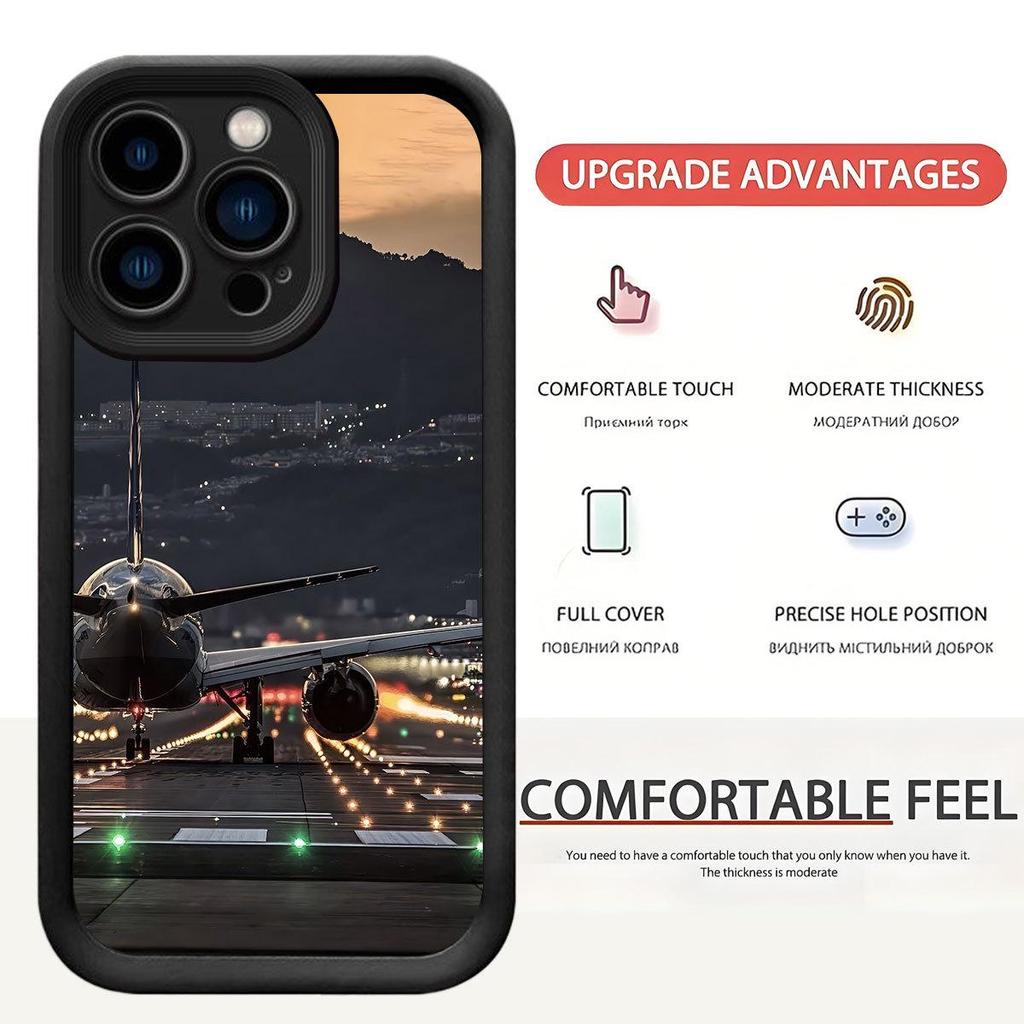 Safe Landing Black Groove Ladder Phone Case for iPhone 15/16/17 Pro Max - New Style Protection